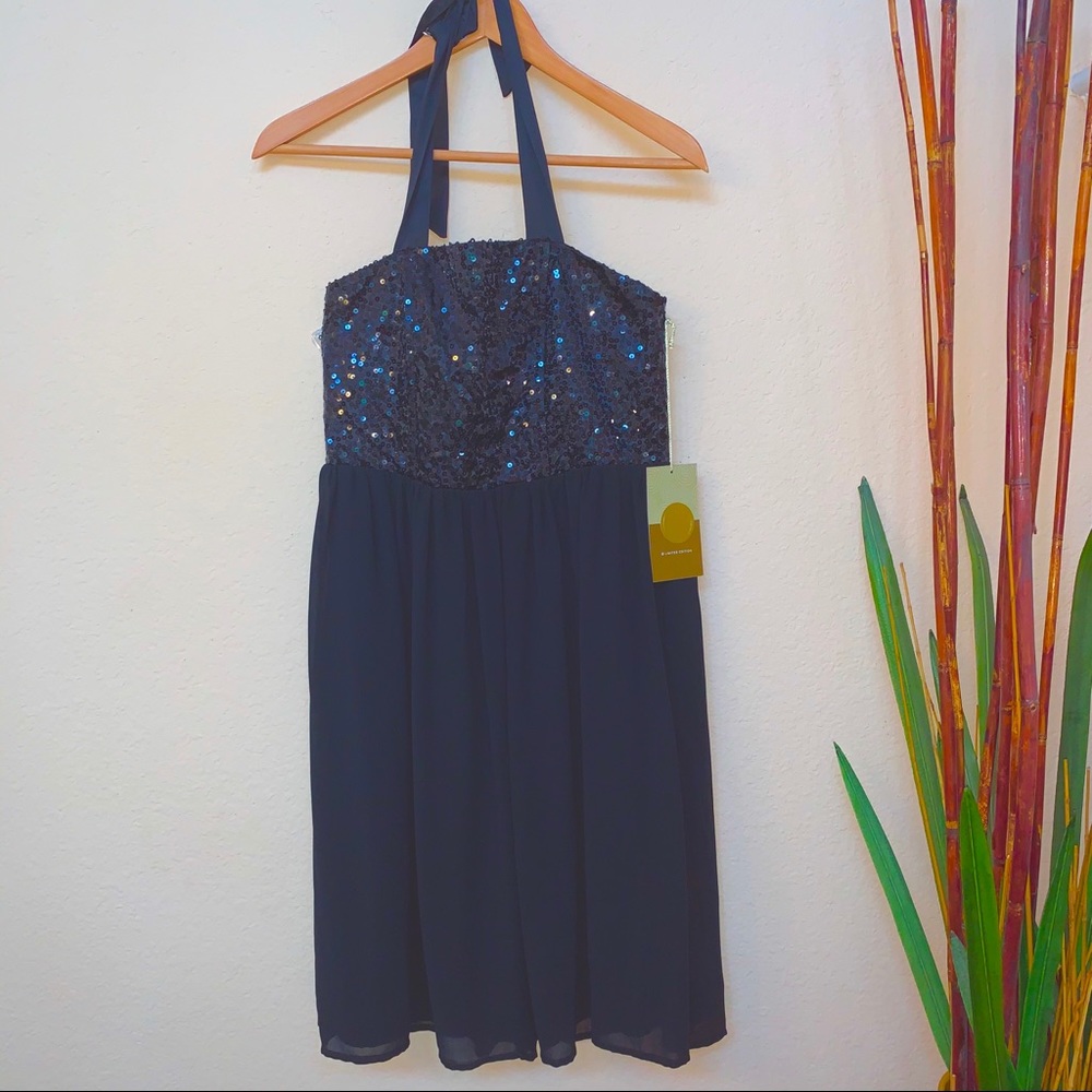 ✅ Target Limited Edition Black Sequin Dress NWT 6